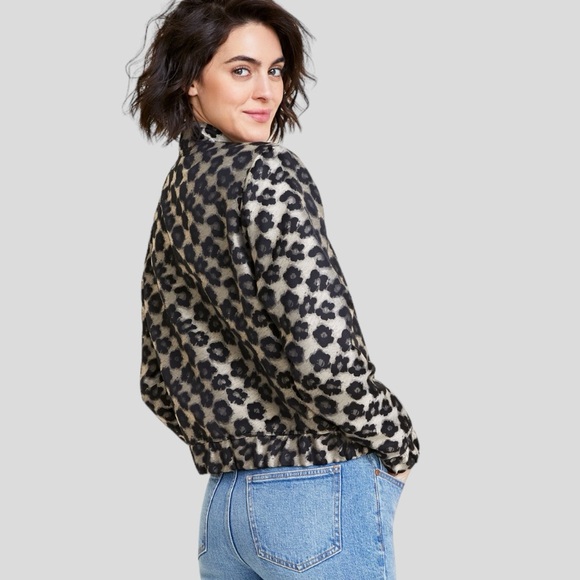 On 34th- Women's Brocade Bomber Jacket, NEW - Picture 4 of 5